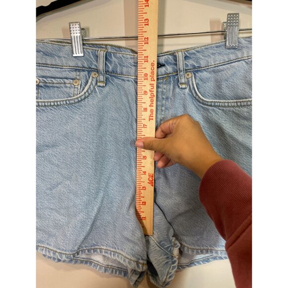 Rag & Bone 4" Maya High-Rise Denim Shorts Size 26 Light Wash Women's Casual - Picture 8 of 10